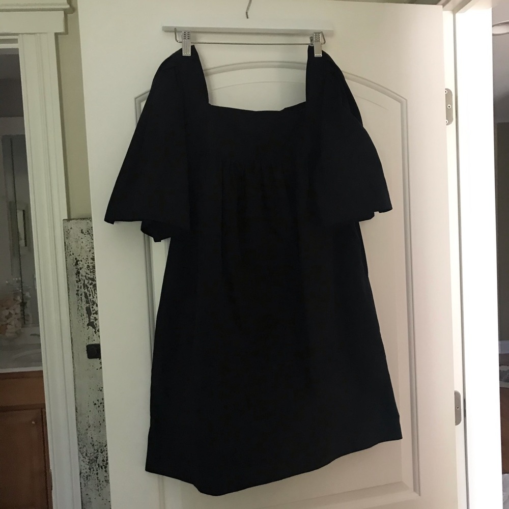 Three Graces square neck dress